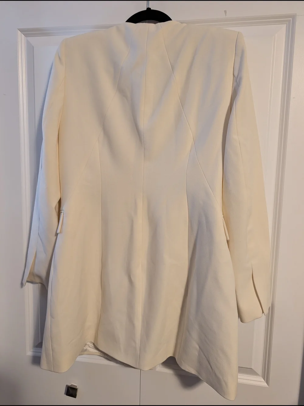 Zara Cream Blazer Dress - Picture 4 of 7